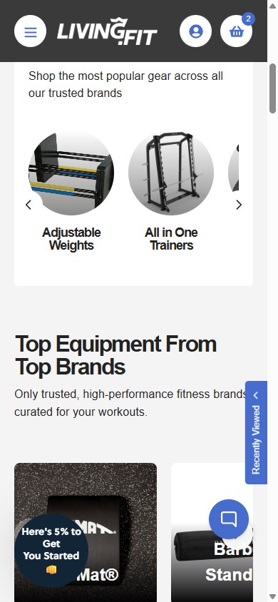 Living.Fit — Mobile